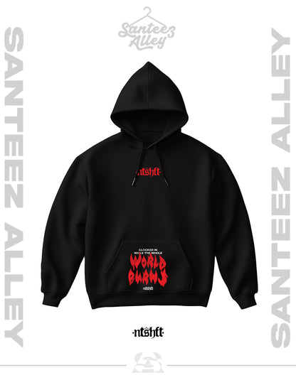 CLOCKED IN Hoody - (Black)