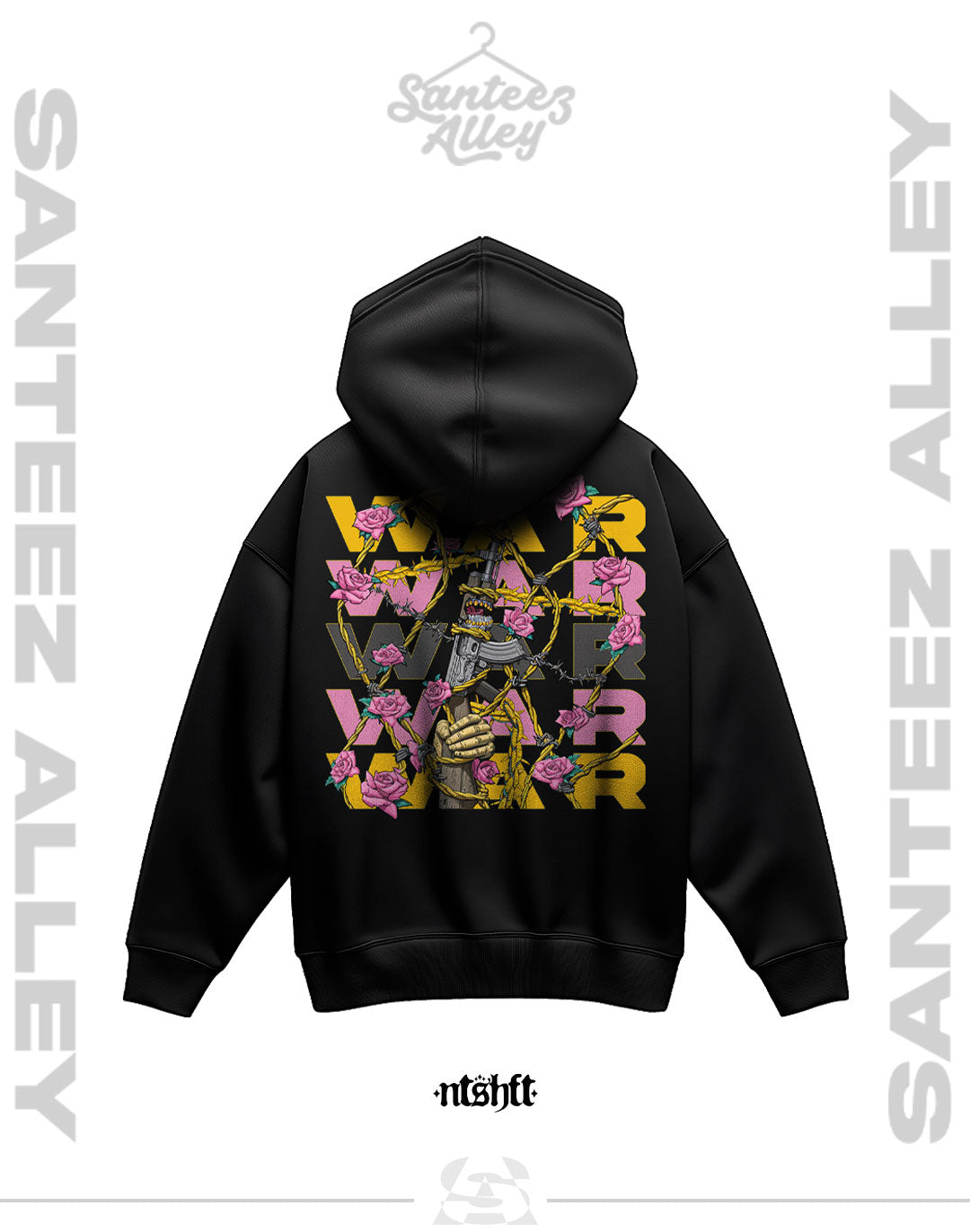 POWAR Hoody - (Black)